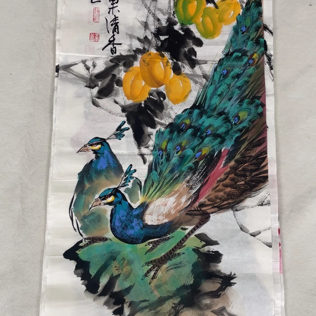 国画王孝华老师绘画