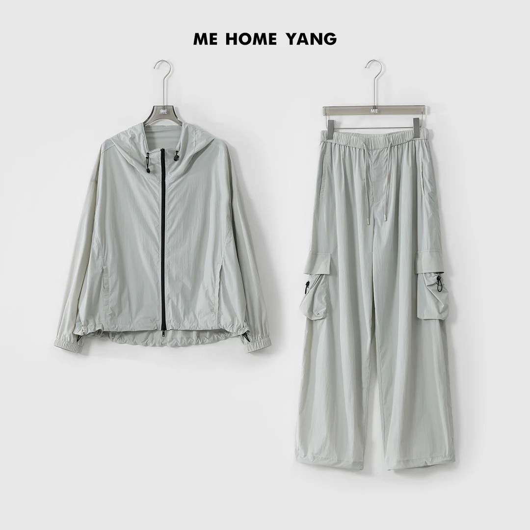 ME【原纱防晒工装套装】抗UPF50+显瘦百搭时尚休闲两件套装MESS2766