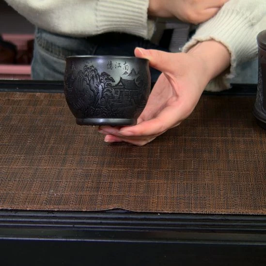 茶杯紫砂高货放漏