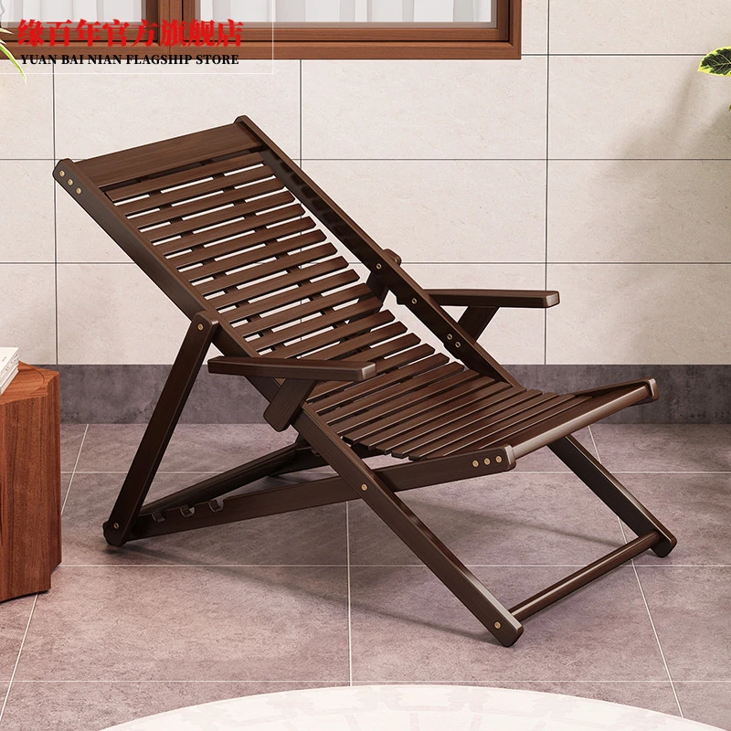 折叠躺椅户外露营休闲沙滩椅家用老人椅阳台办公室午休椅靠椅