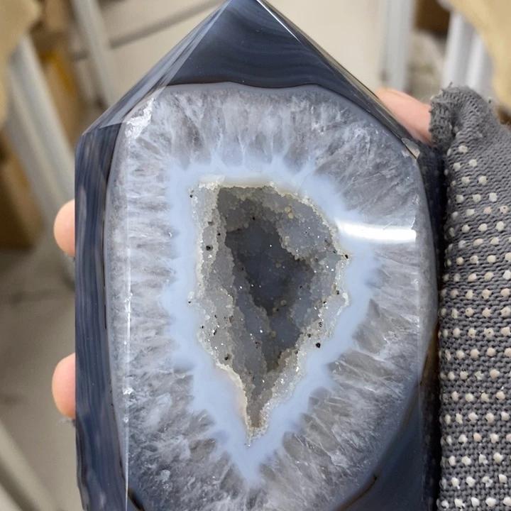 未镶嵌紫晶珠宝半成品