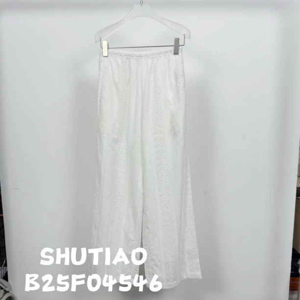 【SHUTIAO】2025夏季：新款小众设计款裤子B25F04546