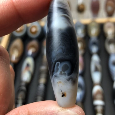 玛瑙/玉髓未镶嵌吊坠(不含链)