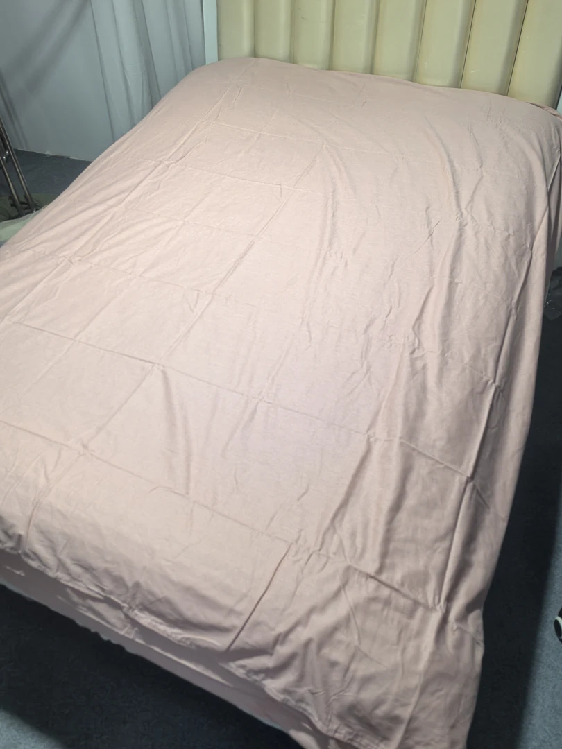 小华约120×210橡皮粉纯色被套款睡袋