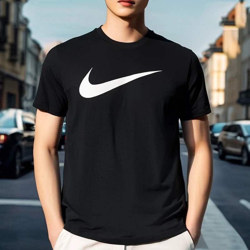 NIKE耐克圆领短袖男2025夏季新款运动休闲半袖T恤宽松上衣 DC5095