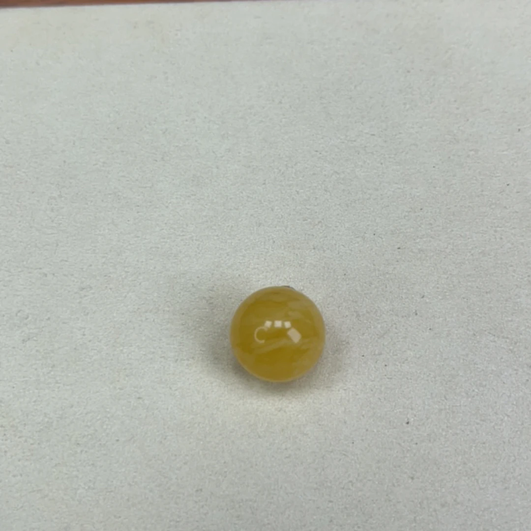 灰度珠宝天然原矿蜜蜡16.9mm圆珠 6号