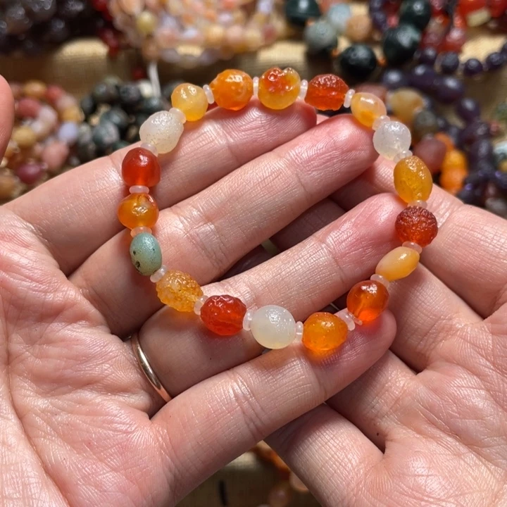 玛瑙/玉髓合金手链