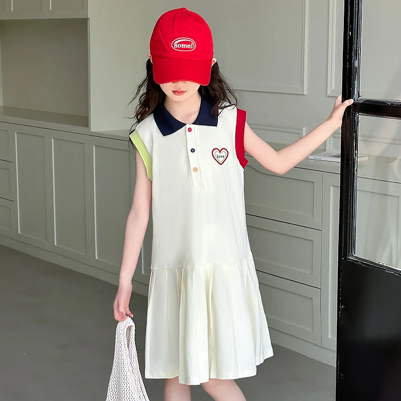 连衣裙女童夏装2025新款女大童夏季洋气女孩裙子女童夏装奶咖风