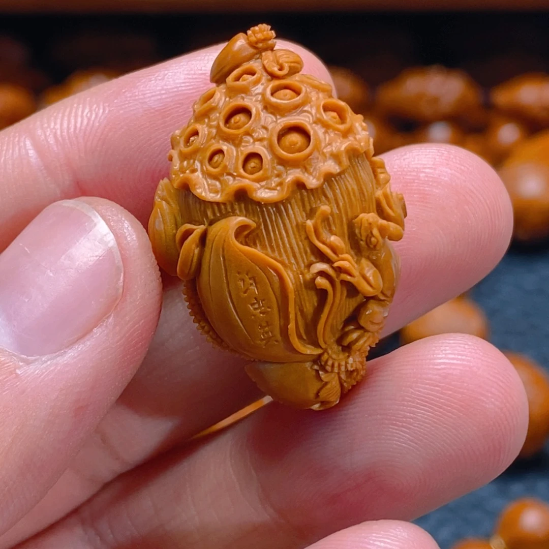 手串/手链橄榄核许忠英2.25荷塘月色，莲生呱呱