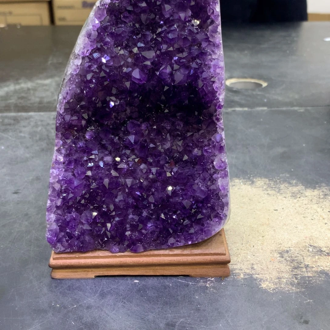 水晶摆件未镶嵌紫晶70