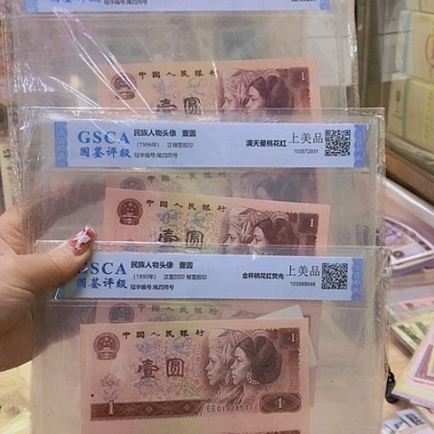 第四套人民币双连体;一套