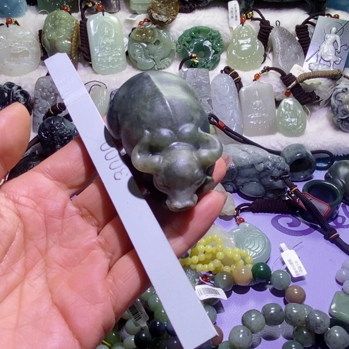 和田玉边角料未镶嵌煮*客