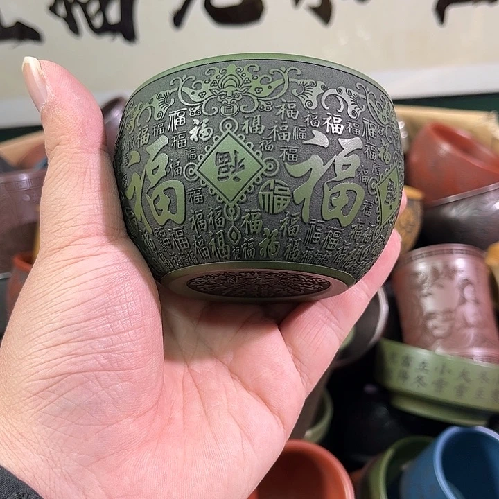 茶杯紫砂全手工紫砂主人杯