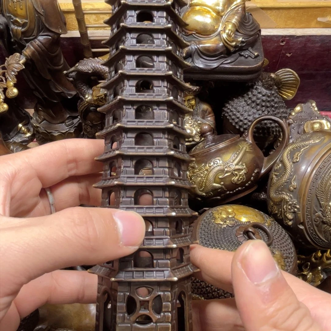 铜器把玩摆件直播1