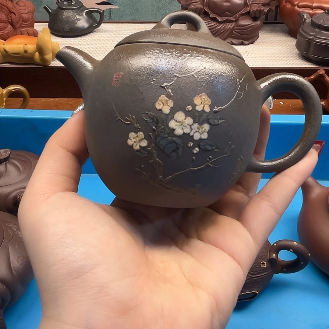 紫砂茶壶紫砂雕宠小器高品