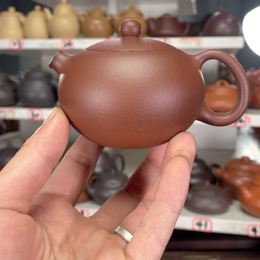 紫砂茶壶底槽清半手工150毫升