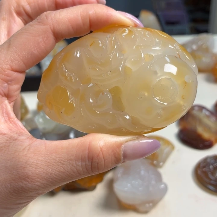 玛瑙/玉髓未镶嵌吊坠(不含链)