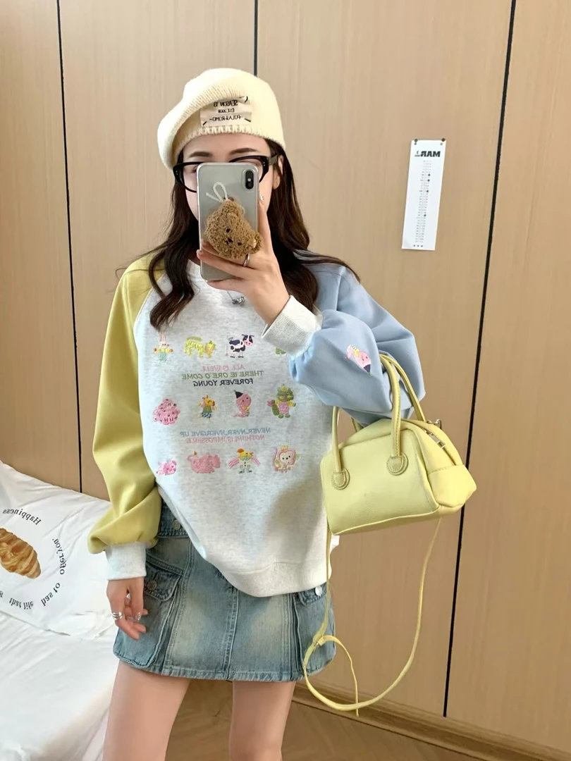 【号码050-099】B春款东大门订单重工刺绣高货卫衣