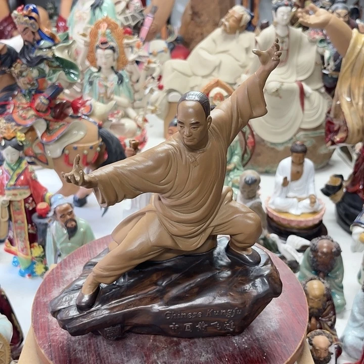 清***堂陶土陶瓷摆件石湾