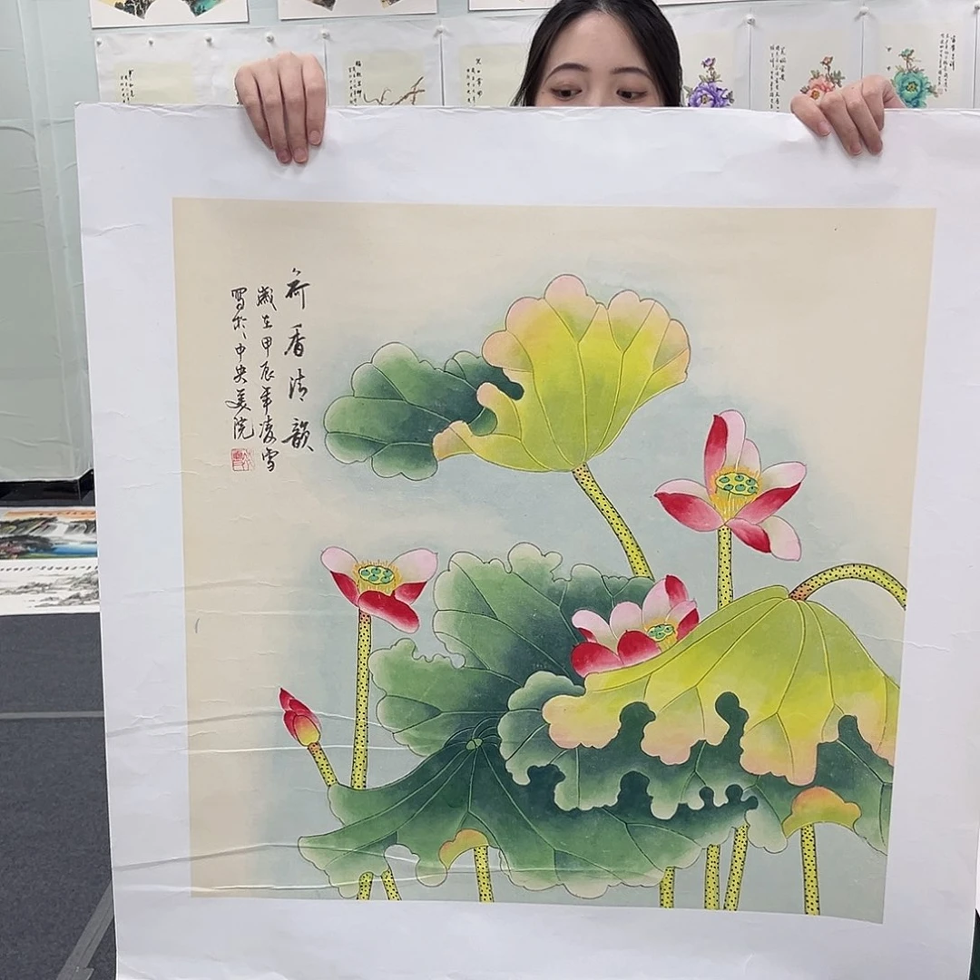 国画国画作品宣纸纯手绘