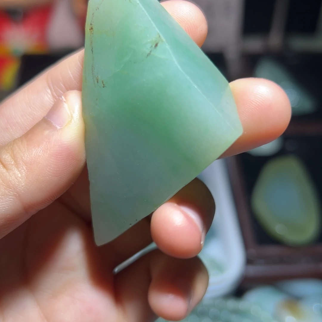 定制翡翠未镶嵌缅甸天然翡翠材料
