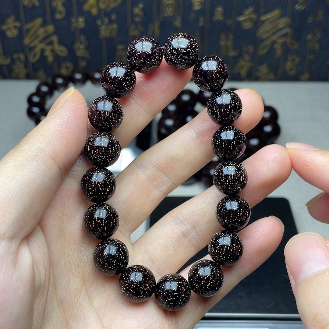 檀香紫檀（小叶紫檀）1.2 17颗 高油密爆满金星