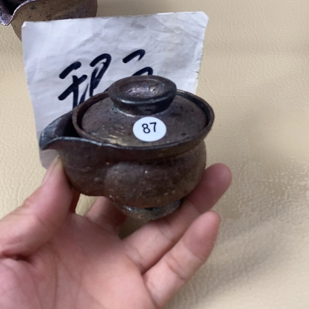 手工粗天、柴烧茶器