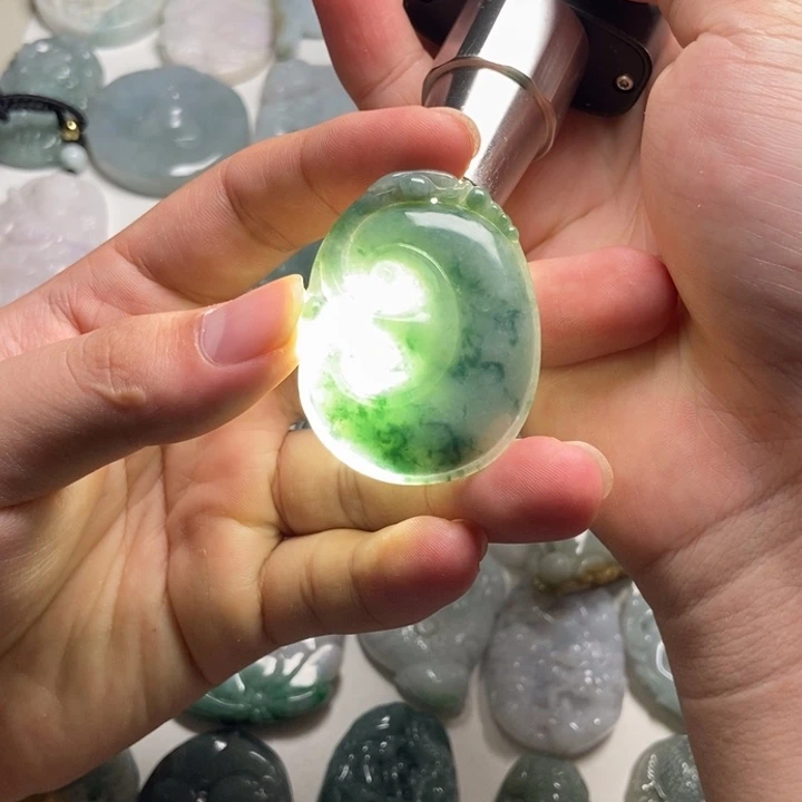 颈饰未镶嵌翡翠如意52