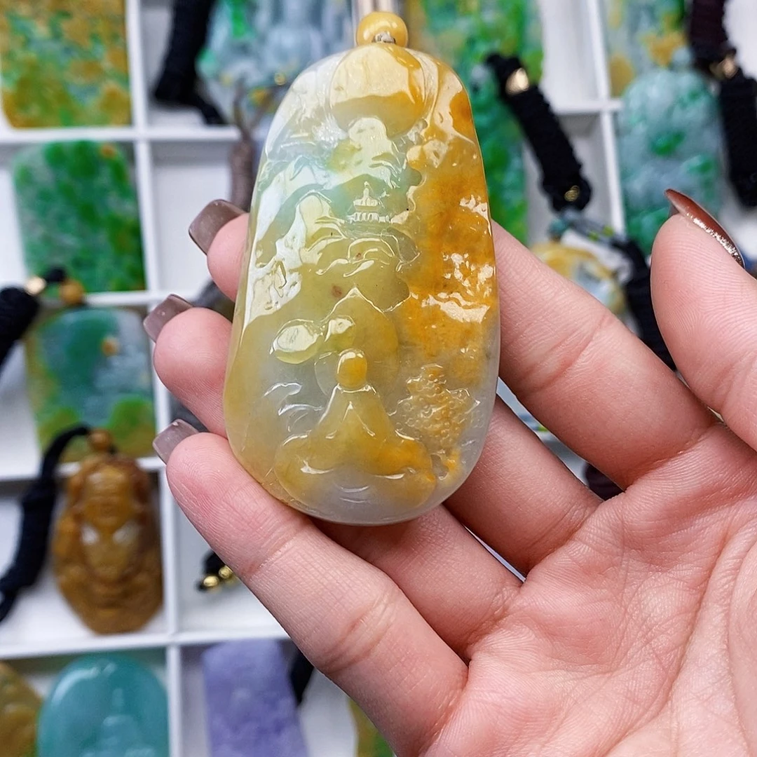 翡翠未镶嵌颈饰翡翠A货