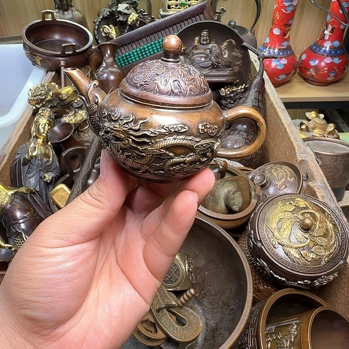 铜器办公室茶室摆件