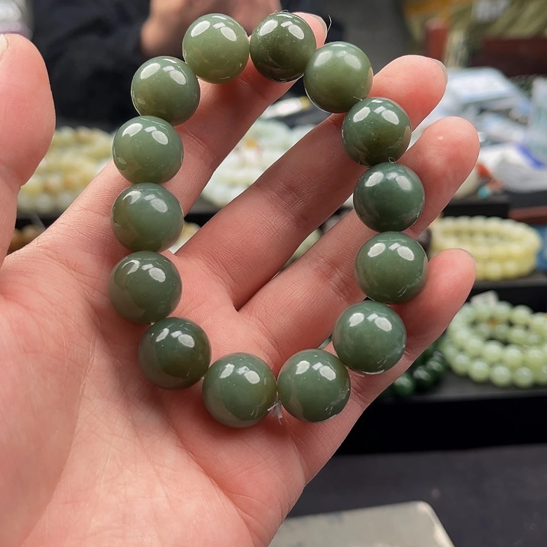 和田玉手串未镶嵌