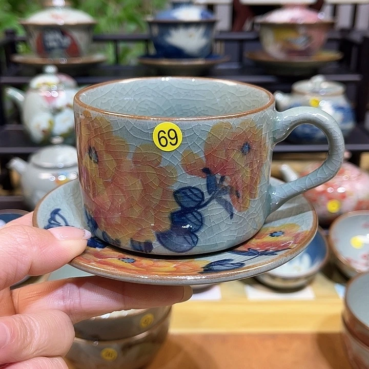 一****花景德镇陶瓷手绘茶具