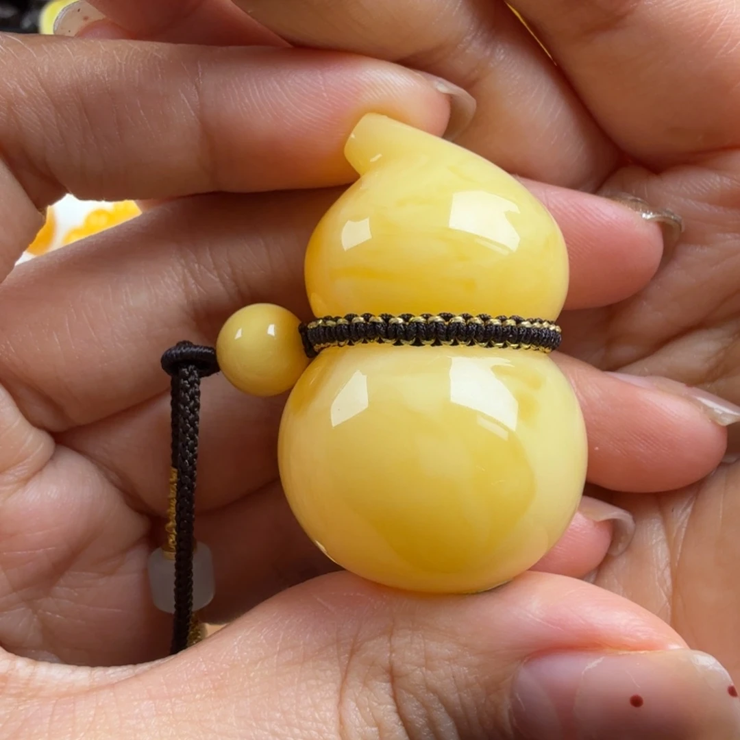 琥珀未镶嵌颈饰纯天然琥珀蜜蜡无优化