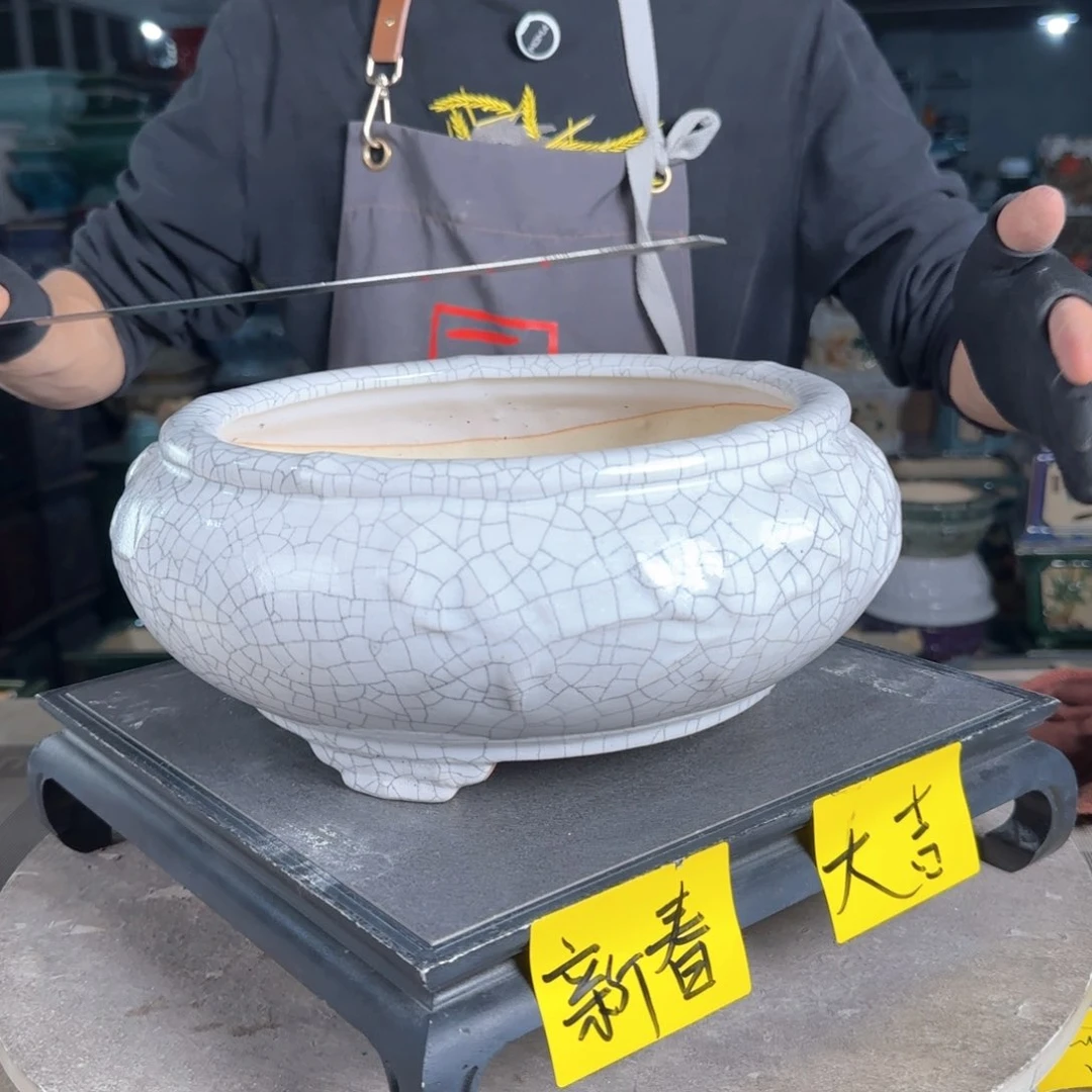 一风堂石湾花盆。微瑕