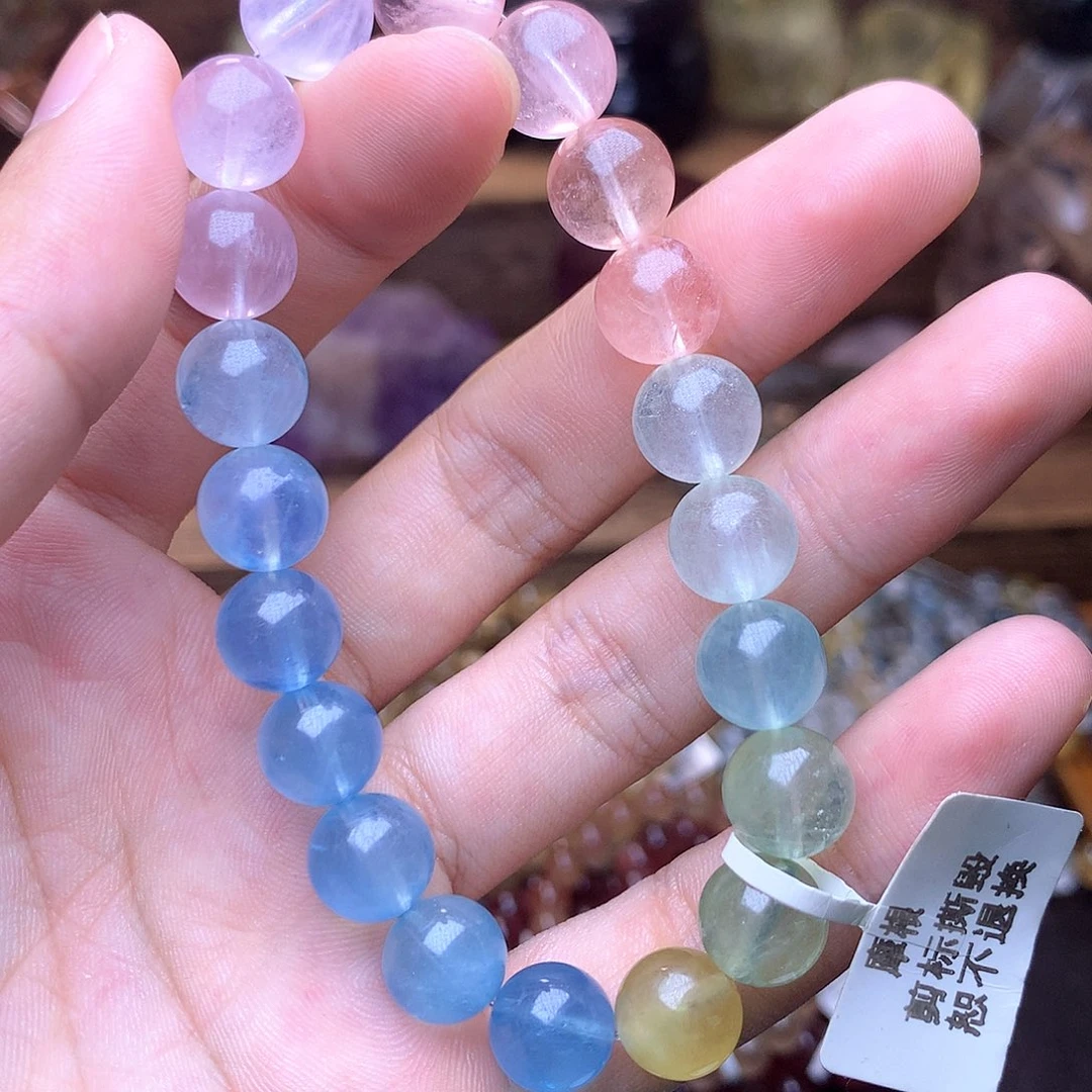 水晶手链未镶嵌摩根石