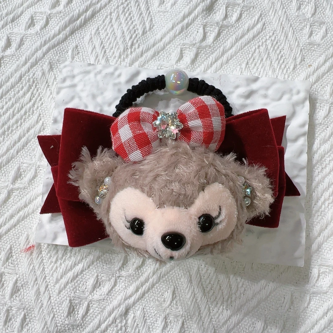 005可爱少女DIY蝴蝶结夹子手机饰品