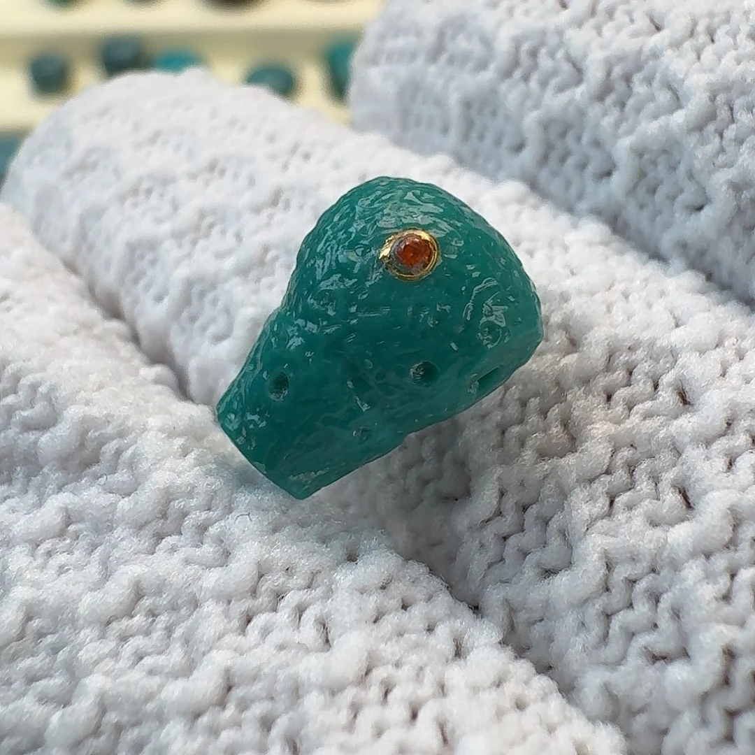 未镶嵌绿松石珠宝半成品