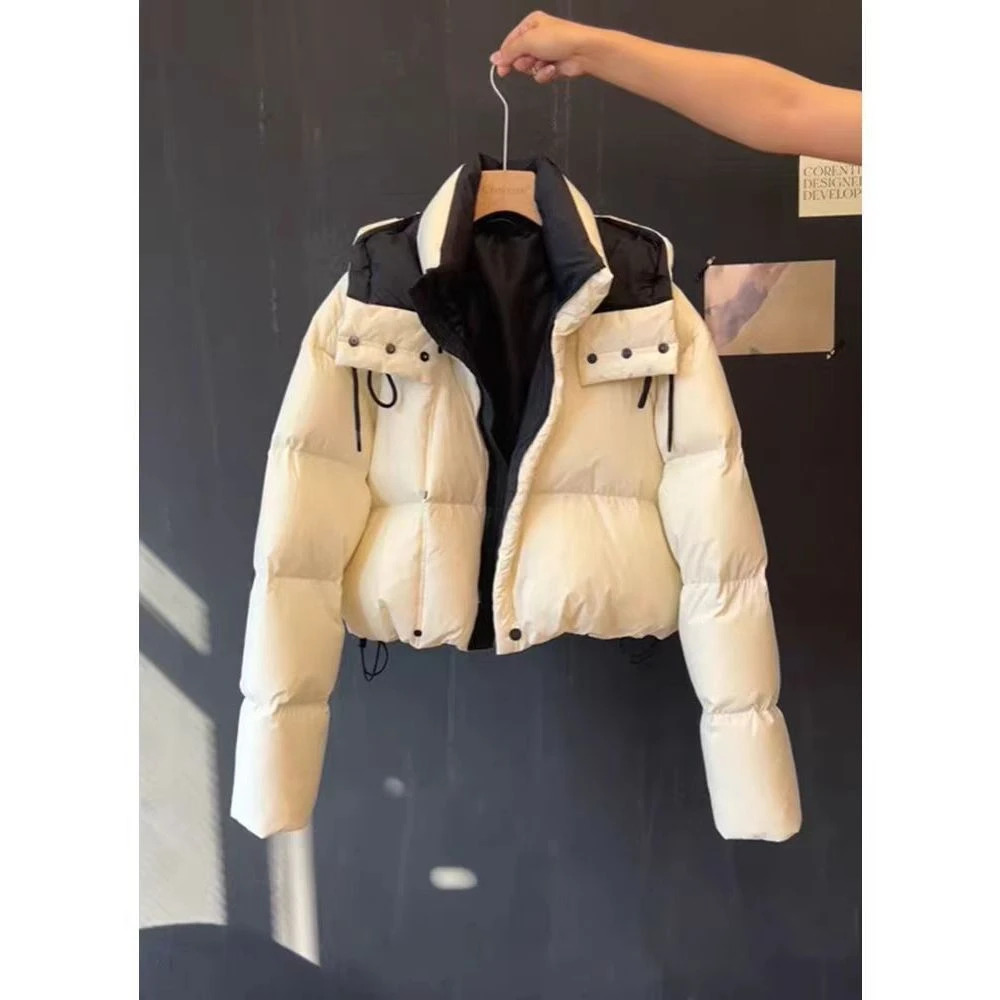 高级感小个子加厚棉服女冬季2024年新款百搭洋气棉衣短款外套