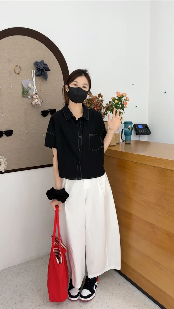 MUZI沐子2301衬衫上衣