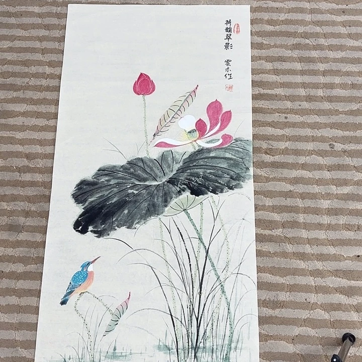 国画花鸟的翅膀和翅膀