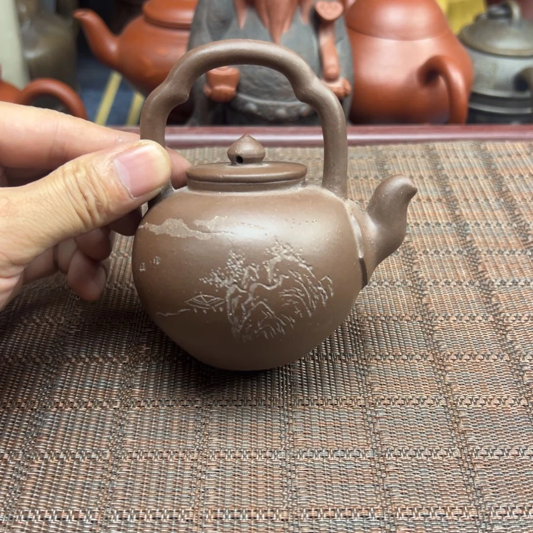 紫砂茶壶宜兴原矿紫砂壶200毫升容量
