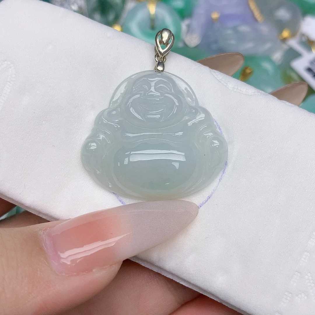 翡翠未镶嵌颈饰天然缅甸翡翠a货百元以上9元证书费自理