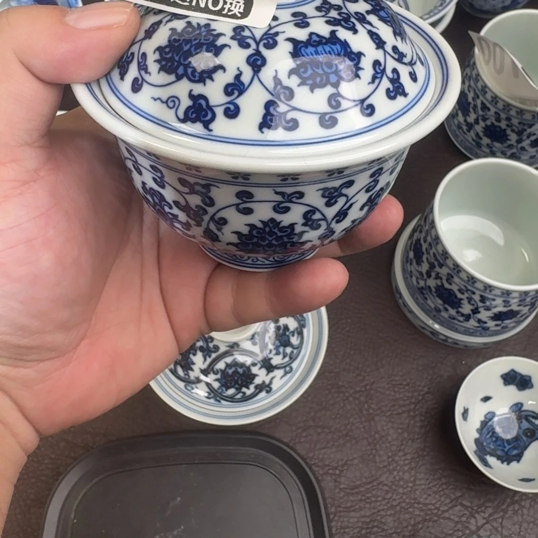 陶瓷杯子纯手工手绘瓷瓷不合缝