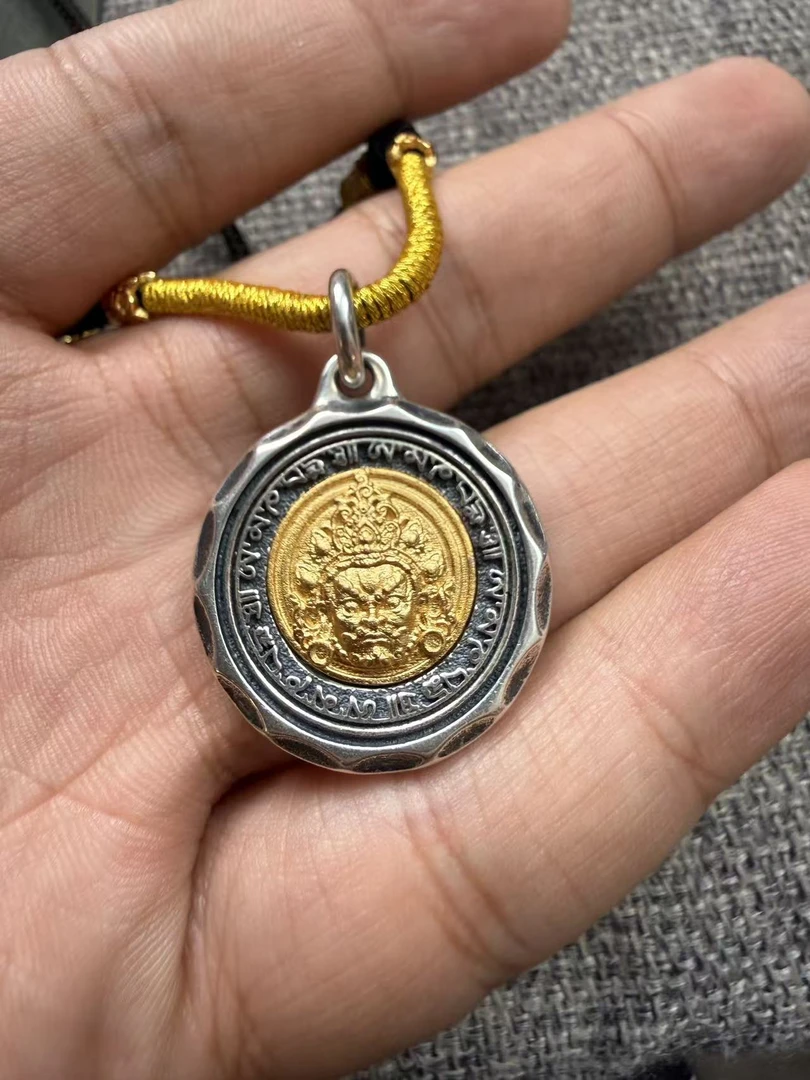 吊坠925银 生日专属-银饰黄c神吊坠 661031-01