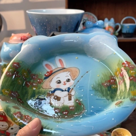 炉景德镇釉下手绘陶瓷
