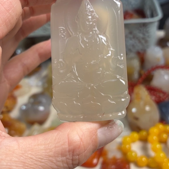 玛瑙/玉髓未镶嵌吊坠(不含链)