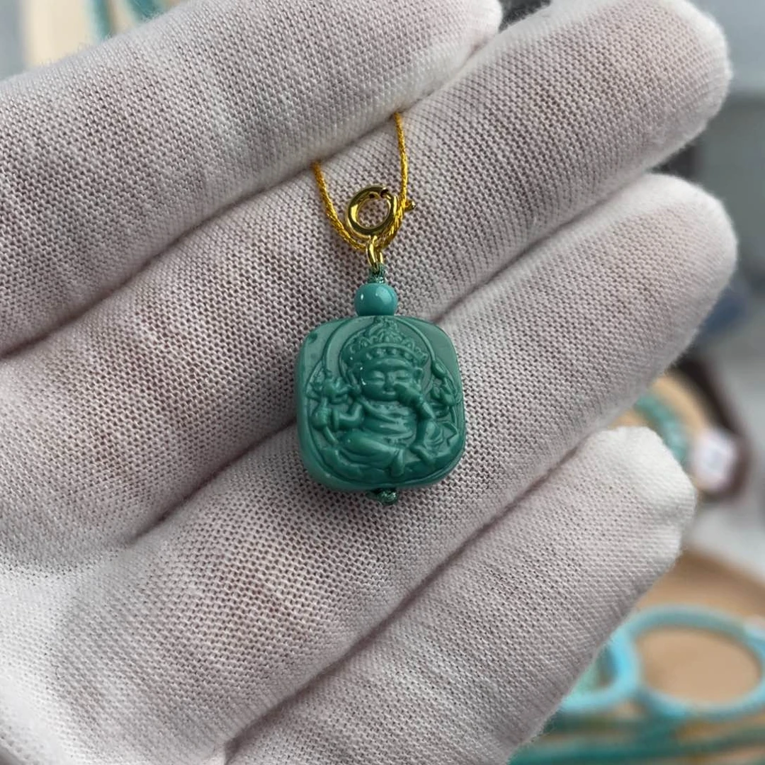 绿松石手链未镶嵌度母