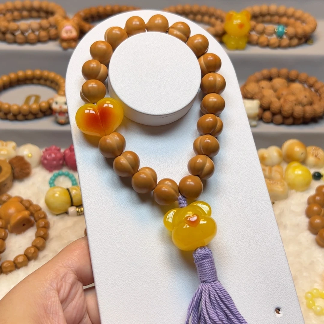 猴头核桃手串14➕屁桃