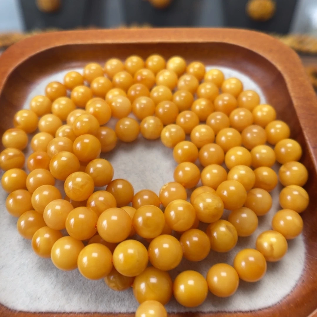 蜜蜡未镶嵌颈饰蜜蜡