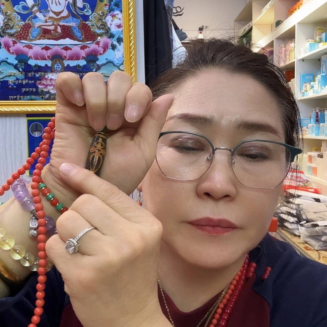 天珠项链好看极了